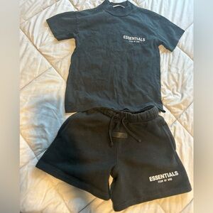 Boys essentials fear of god short set
